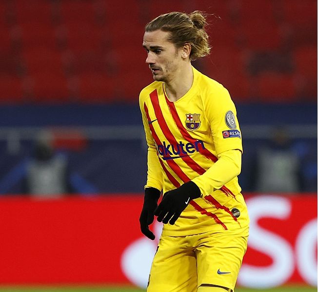 希腊力克塞维利亚，格列兹曼状态火热